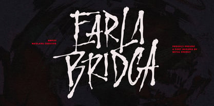 MC Earla Bridga Font Poster 1