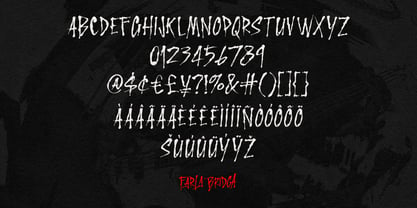 MC Earla Bridga Font Poster 7