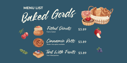 Daniela Butters Font Poster 2