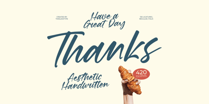 Daniela Butters Font Poster 15