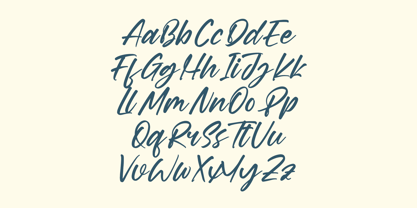 Daniela Butters Font Poster 9