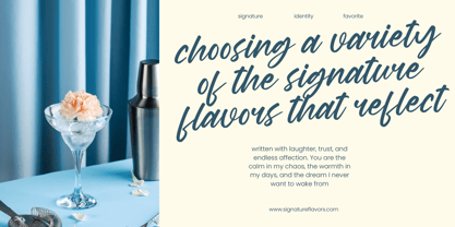 Daniela Butters Font Poster 3