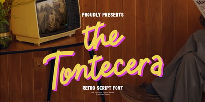 Tontecera Font Poster 1