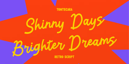 Tontecera Font Poster 3