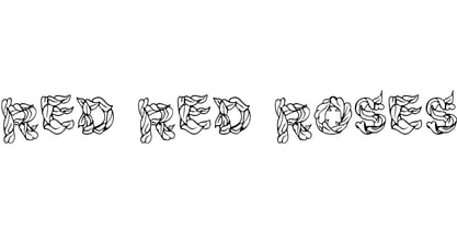 Newsprint Leafs Font Poster 2