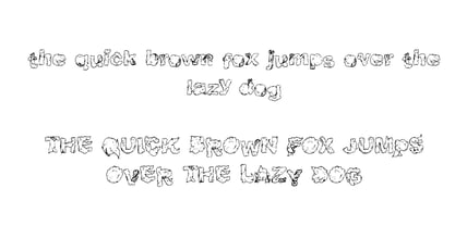 Newsprint Leafs Font Poster 4