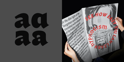 Questline Font Poster 11