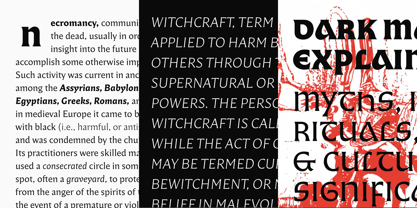 Questline Font Poster 2