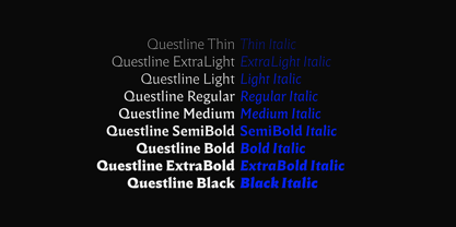 Questline Font Poster 7