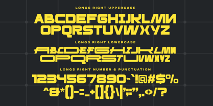 Longs Right Font Poster 10