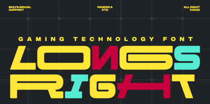 Longs Right Font Poster 1