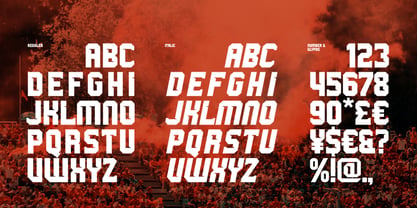 Sportex Font Poster 2