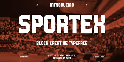 Sportex Font Poster 1