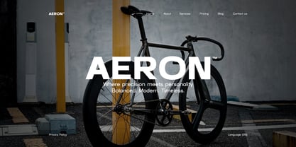 Auren Font Poster 2