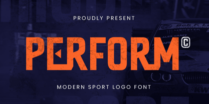 Perform Font Poster 1