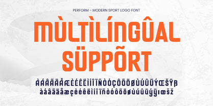 Perform Font Poster 12