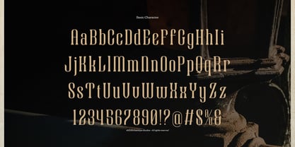 Rourque Hollowrail Font Poster 10
