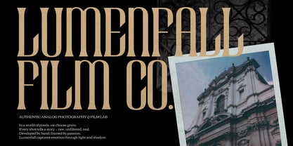 Rourque Hollowrail Font Poster 2