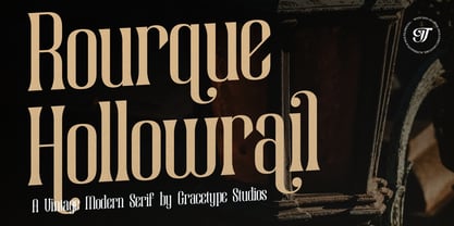 Rourque Hollowrail Font Poster 1