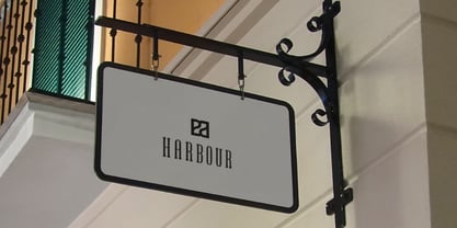 Rourque Hollowrail Font Poster 9