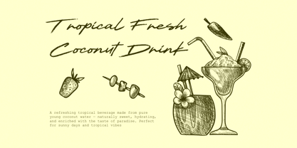 Kajompi Font Poster 8