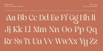 Banera Font Poster 11