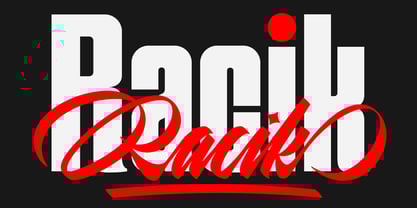Racik Font Poster 1