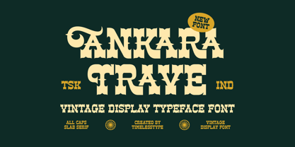 Ankara Trave Font Poster 1