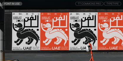 TT Commons™ Pro Font Poster 9