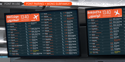 TT Commons™ Pro Font Poster 6