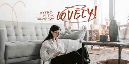 Messy Binder Font Poster 4