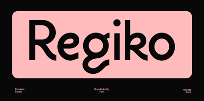 Regiko Font Poster 1
