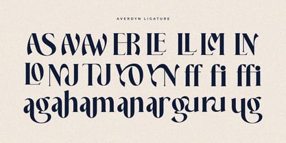 Averdyn Font Poster 9