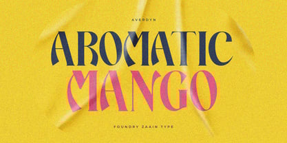 Averdyn Font Poster 4