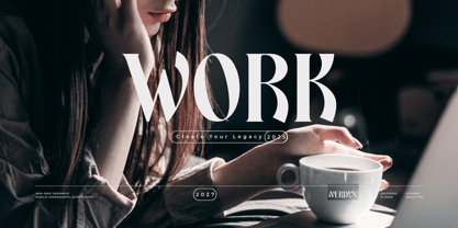 Averdyn Font Poster 3