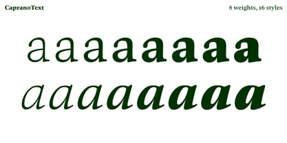 Caprano Text Font Poster 13