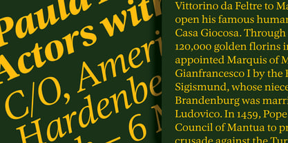 Caprano Text Font Poster 6