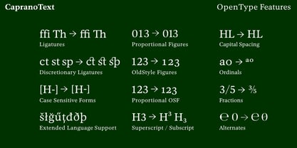 Caprano Text Font Poster 15