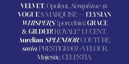 Astrovia Serif Font Poster 9