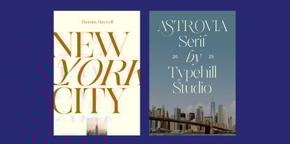 Astrovia Serif Font Poster 7