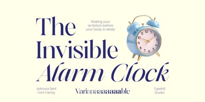 Astrovia Serif Font Poster 4