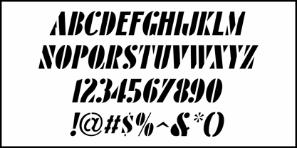 Vintage Moderne JNL Font Poster 5