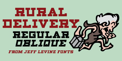 Rural Delivery JNL Font Poster 1