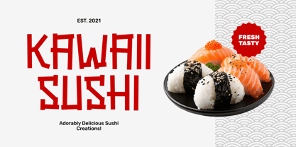 Sleepy Ninja Font Poster 2