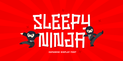 Sleepy Ninja Font Poster 1