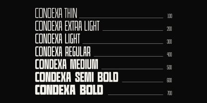 Condexa Font Poster 3