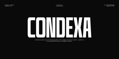 Condexa Font Poster 1