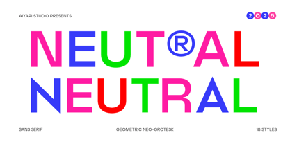 Ayr Neutral Font Poster 1