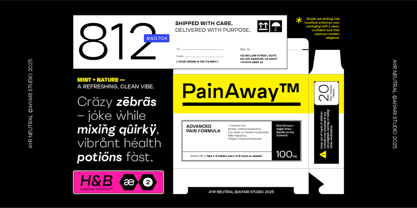 Ayr Neutral Font Poster 12