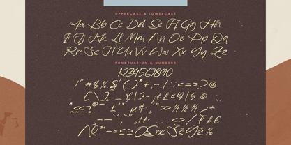 Bluebell Cottage Font Poster 15